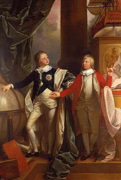 Prince Edward and William IV of the United Kingdom.